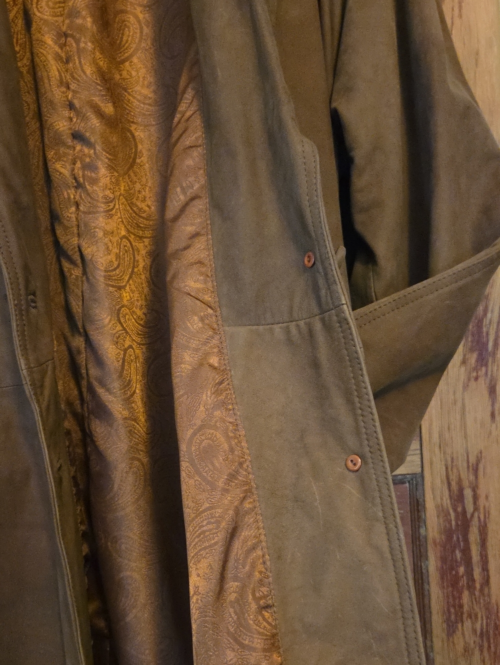 Vintage G-III Annie Oakley Leather Duster Jacket - Picture 7 of 15